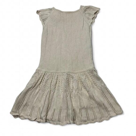 American Girl Vintage Little Girls Cotton Dress With Pink Detail Size 7 - Picture 2 of 4